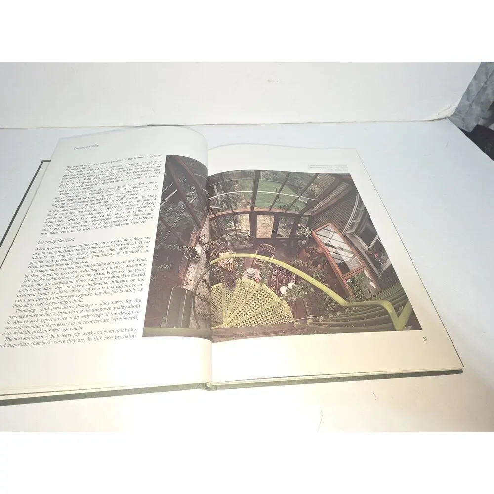 Vintage Conservatories Greenhouses Garden Rooms Hardcover Book First Edition